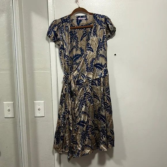 calypso silk wrap dress Teal Silk Wrap Dress Calypso St. Barth